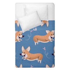 Corgi Patterns Duvet Cover Double Side (single Size) by Sudhe