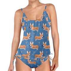 Corgi Patterns Tankini Set by Sudhe