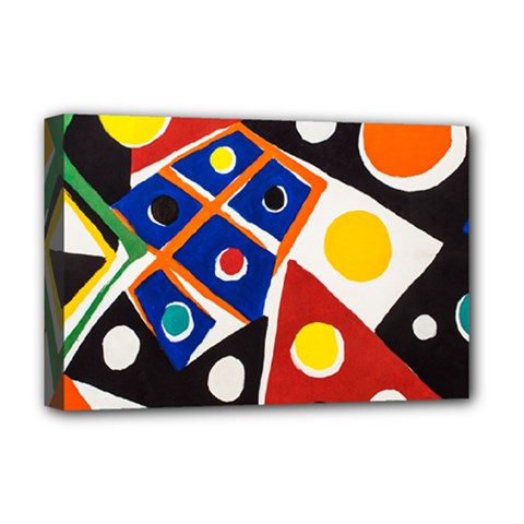 Pattern And Decoration Revisited At The East Side Galleries Deluxe Canvas 18  X 12  (stretched)