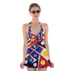 Pattern And Decoration Revisited At The East Side Galleries Halter Dress Swimsuit 