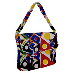 Pattern And Decoration Revisited At The East Side Galleries Buckle Messenger Bag by Sudhe