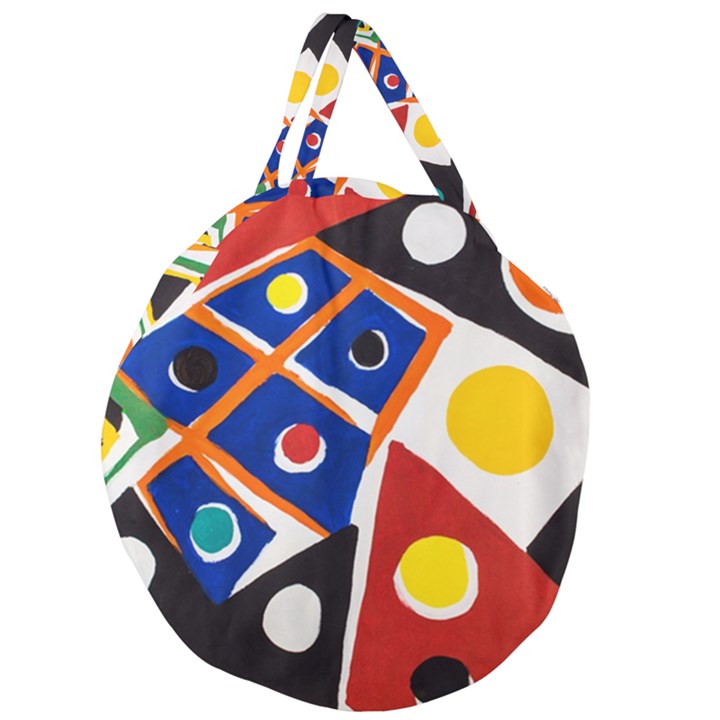 Pattern And Decoration Revisited At The East Side Galleries Giant Round Zipper Tote