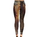 Sunset In The Frozen Winter Forest Inside Out Leggings View2