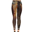 Sunset In The Frozen Winter Forest Inside Out Leggings View4