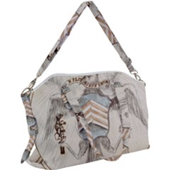 Great Seal Of The United States Drawing, 1782 Canvas Crossbody Bag by abbeyz71
