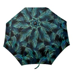 Palms Pattern Design Folding Umbrellas by Sudhe