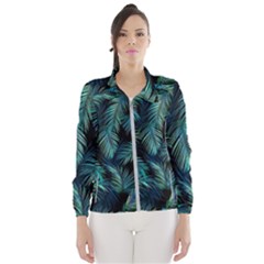 Palms Pattern Design Women s Windbreaker by Sudhe