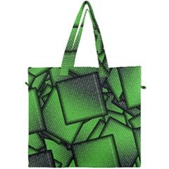 Binary Digitization Null Green Canvas Travel Bag