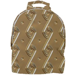 Gold Background 3d Mini Full Print Backpack by Mariart