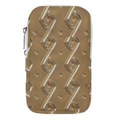 Gold Background 3d Waist Pouch (small)