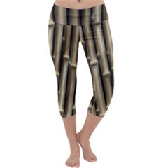 Bamboo Grass Capri Yoga Leggings