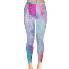 Rainbow paint Inside Out Leggings