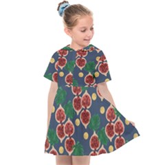 Figs And Monstera  Kids  Sailor Dress by VeataAtticus