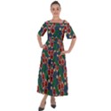 Figs and Monstera  Shoulder Straps Boho Maxi Dress  View1