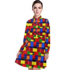 Colorful 59 Long Sleeve Chiffon Shirt Dress by ArtworkByPatrick