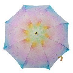 Rainbow painting drops Hook Handle Umbrellas (Small)