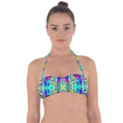 Colorful 60 Halter Bandeau Bikini Top by ArtworkByPatrick