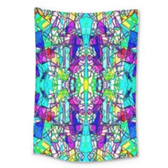 Colorful 60 Large Tapestry by ArtworkByPatrick