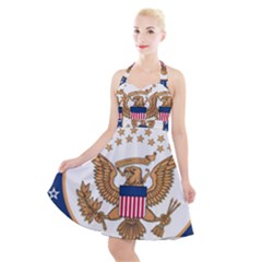 Seal Of United States Congress Halter Party Swing Dress  by abbeyz71