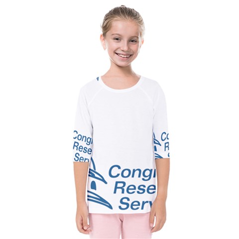 Logo Of Congressional Research Service Kids  Quarter Sleeve Raglan Tee by abbeyz71