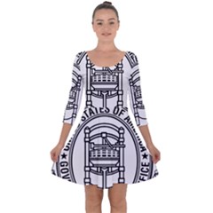 Official Seal Of United States Government Publishing Office Quarter Sleeve Skater Dress by abbeyz71