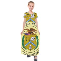 Seal Of United States General Accounting Office, 1921-2004 Kids  Short Sleeve Maxi Dress by abbeyz71