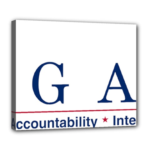 Logo Of United States Government Accountability Office Deluxe Canvas 24  X 20  (stretched) by abbeyz71