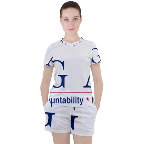Logo Of United States Government Accountability Office Women s Tee And Shorts Set by abbeyz71