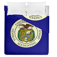 Flag Of United States General Accounting Office, 1921-2004 Duvet Cover Double Side (queen Size) by abbeyz71