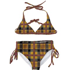 Plaid 5 Kids  Classic Bikini Set by ArtworkByPatrick