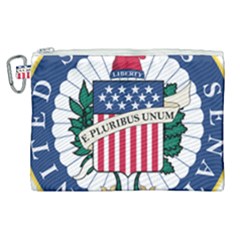 Seal Of The United States Senate Canvas Cosmetic Bag (xl) by abbeyz71