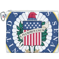 Seal Of The United States Senate Canvas Cosmetic Bag (xxxl) by abbeyz71