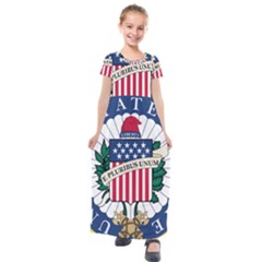 Seal Of The United States Senate Kids  Short Sleeve Maxi Dress by abbeyz71