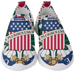 Seal Of The United States Senate Kids  Slip On Sneakers by abbeyz71