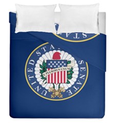 Flag Of The United States Senate Duvet Cover Double Side (queen Size) by abbeyz71