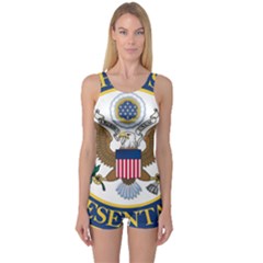 Seal Of United States House Of Representatives One Piece Boyleg Swimsuit by abbeyz71