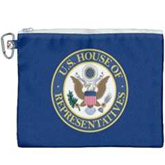 Flag Of United States House Of Representatives Canvas Cosmetic Bag (xxxl) by abbeyz71