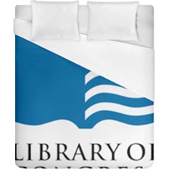 Book Logo Of Library Of Congress Duvet Cover (california King Size) by abbeyz71