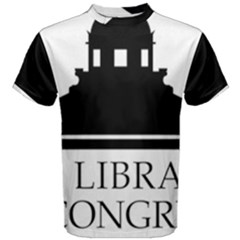 Logo Of Library Of Congress Men s Cotton Tee by abbeyz71