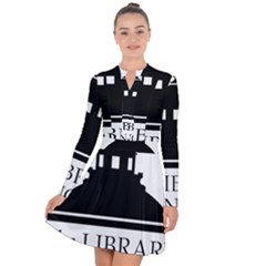 Logo Of Library Of Congress Long Sleeve Panel Dress by abbeyz71