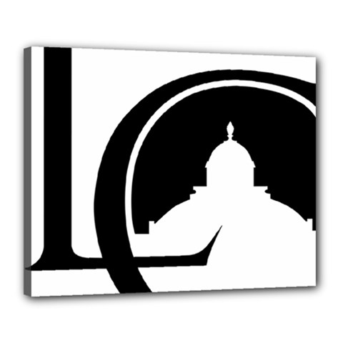 Logo Of Library Of Congress Canvas 20  X 16  (stretched) by abbeyz71