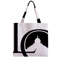 Logo Of Library Of Congress Zipper Grocery Tote Bag by abbeyz71