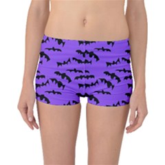 Bats Pattern Boyleg Bikini Bottoms