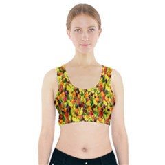 Colorful 65 Sports Bra With Pocket by ArtworkByPatrick