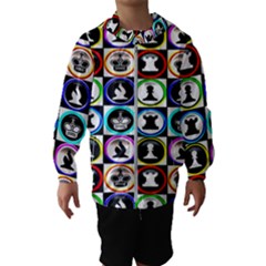 Chess Kids  Hooded Windbreaker by ArtworkByPatrick