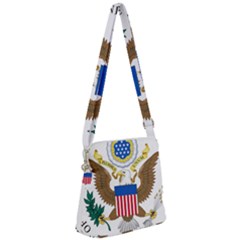 Seal Of Supreme Court Of United States Zipper Messenger Bag by abbeyz71