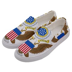 Seal Of Supreme Court Of United States Men s Canvas Slip Ons by abbeyz71