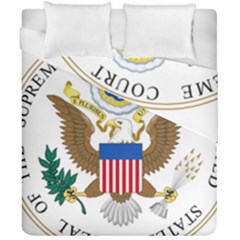 Seal Of Supreme Court Of United States Duvet Cover Double Side (california King Size)