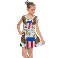 Seal Of Supreme Court Of United States Kids  Cap Sleeve Dress by abbeyz71