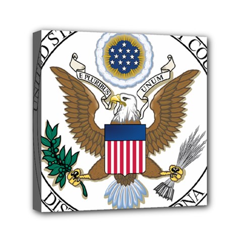 Seal Of United States District Court For District Of Arizona Mini Canvas 6  X 6  (stretched) by abbeyz71